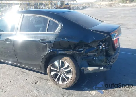 2013 Honda Civic Ex из США, поврежденный, VIN 2HGFB2F87DH533205